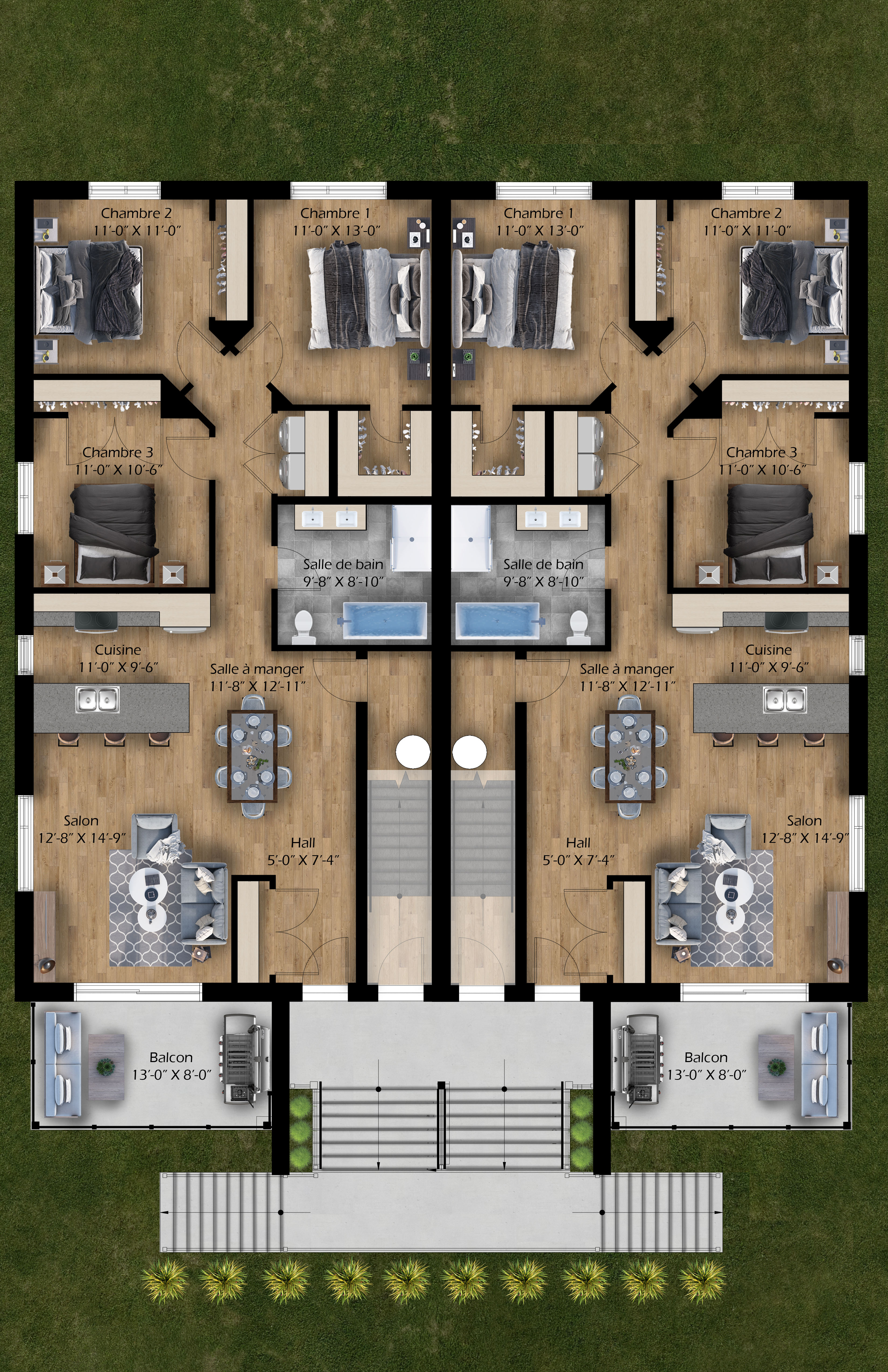 5 1/2 style condo secteur Rock Forest  | 1567329358