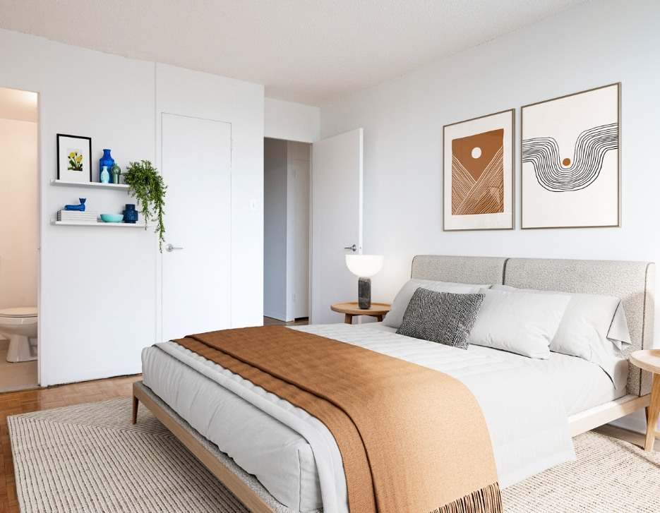 Cession de bail pour 1 à 2 personne(s) - Appartement 4 ½ (deux chambres et deux toilettes) semi meublé aux Appartements Rockhill (Côte-des-Neiges) | 335701733
