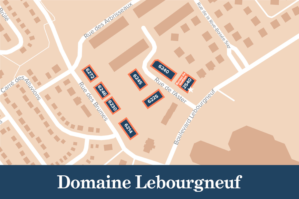 Appartement 2 chambres à louer Les Rivières à Domaine Lebourgneuf