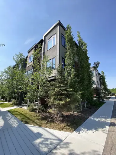 Furnished 3BR + Den Townhome in Greenwich NW– City Views & Nature Access | Calgary | 2849255