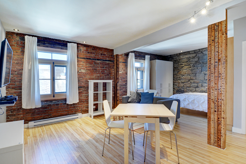 Colombier Loft Entièrement Meublé à Louer Vieux-Québec Juillet 2025 | 2835643