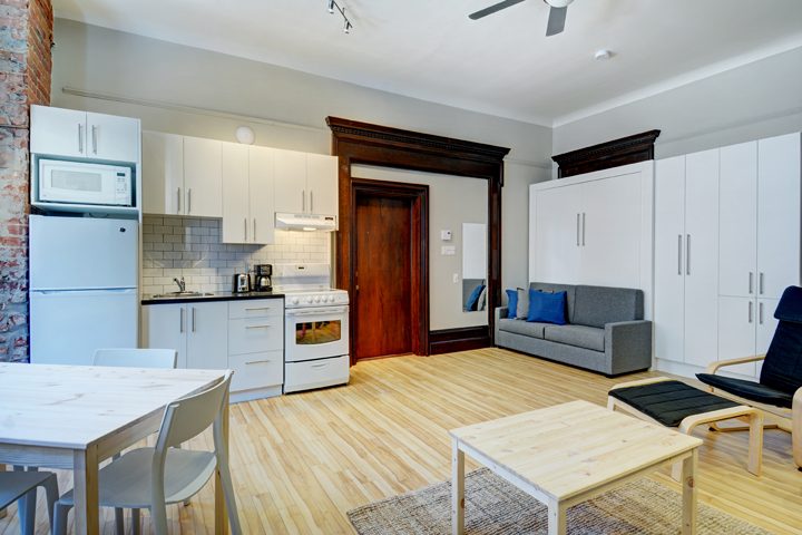 Colombier Loft Entièrement Meublé à Louer Vieux-Québec Mai 2025 | 2835647