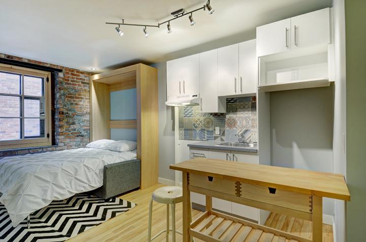 Loft entièrement meublé à louer Vieux-Québec octobre 2025 | 3165077