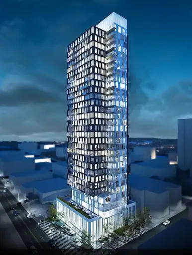 Spacious 1 bedroom and den, corner suite | 803 - 1010 6th St SW, Calgary | 2841282
