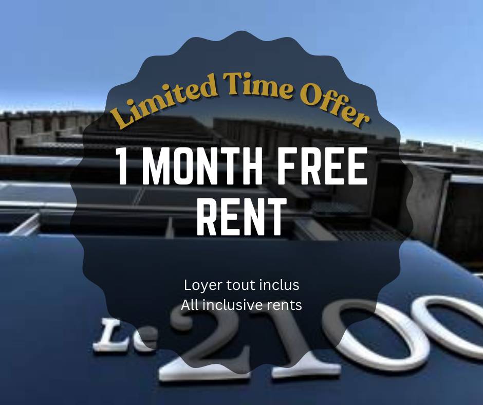 1 Bedroom - 2100 Boulevard De Maisonneuve West, Montréal | 2847350