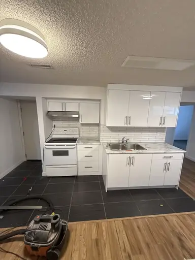 Newly partially renovated basement suite, one bedroom and an office | 4144 Maryvale Road Northeast, Calgary | 2847639