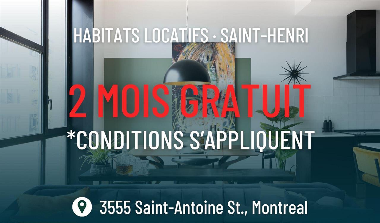 3½ - 3555 Rue Saint-Antoine Ouest, Westmount | 2847674