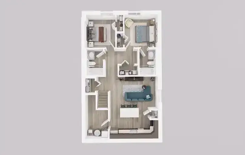Modern 2-Bed, 2-Bath w/ Parking & Water Included – In-Suite Laundry starting at $1,625/month! | 918 Elizabeth Road, Winnipeg | 2859993