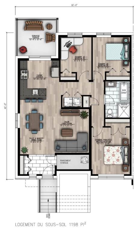 1 JUILLET -- Appartements 2024 de 3 chambres à Marieville - logements à louer | 2860012