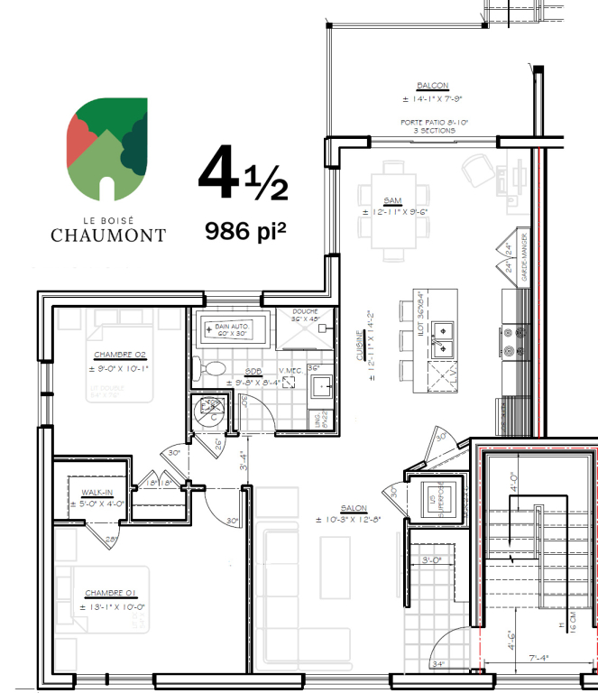 4½ Neuf à Louer, Saint-Jérôme (garage) | 2895241