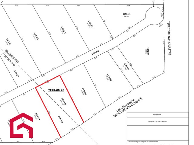 Terrain Résidentiel Lac-des-Aigles À Vendre | 2895510
