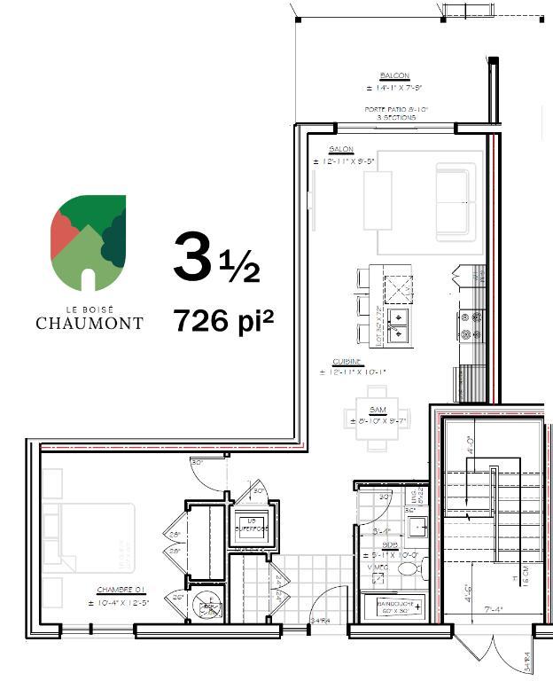 3½ neuf à louer, Bellefeuille, Saint-Jérôme 1er MARS | 2895568
