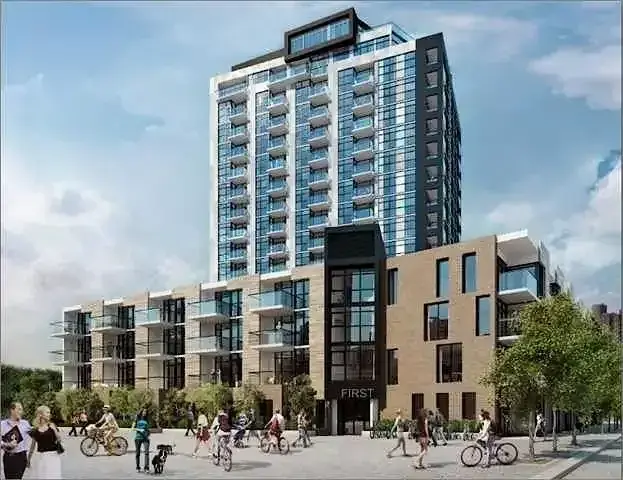 East Village - Stylish 1BR + Den, parking & storage included | 550 Riverfront Avenue, Calgary | 2897671