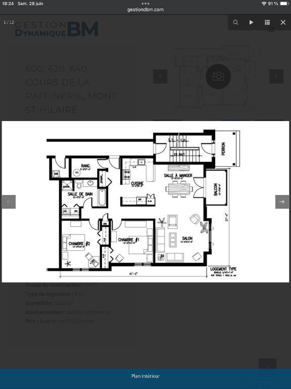 🌟 Spacieux 4 ½ à louer dès le 1er août – Mont-Saint-Hilaire 🌟 | 2897727