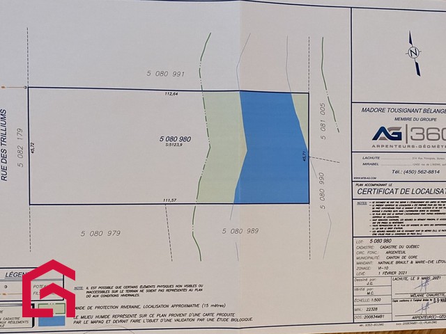 Terrain Résidentiel Gore À Vendre | 2906089