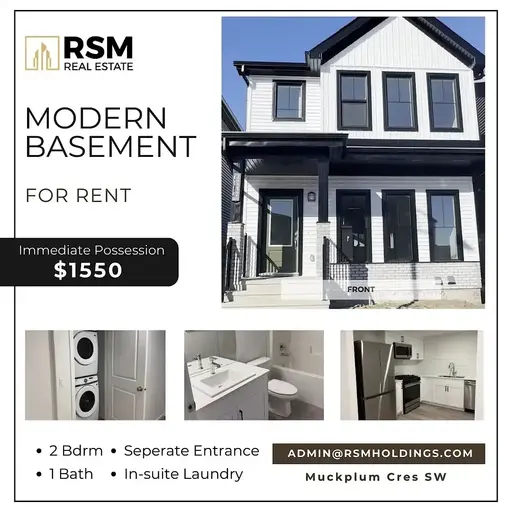 Brand new basement for rent immediately | Muckleplum Cres SW, Edmonton | 2905077