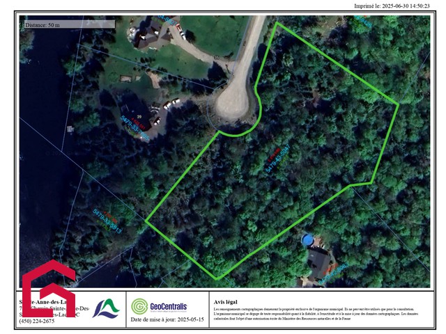 Terrain Résidentiel Sainte-Anne-des-Lacs À Vendre | 2900567