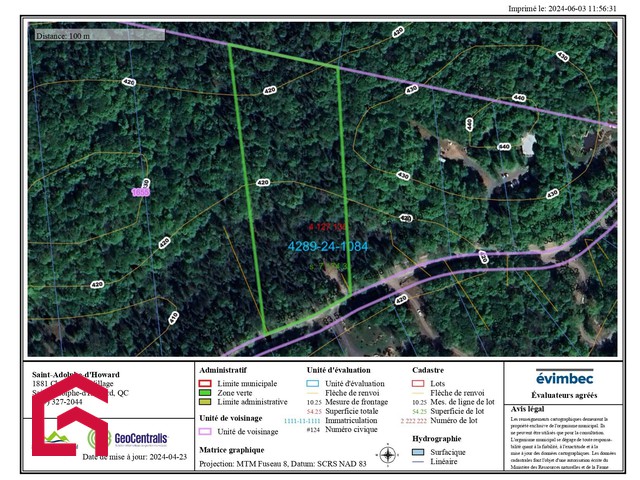 Terrain Résidentiel Saint-Adolphe-d'Howard À Vendre | 2900568