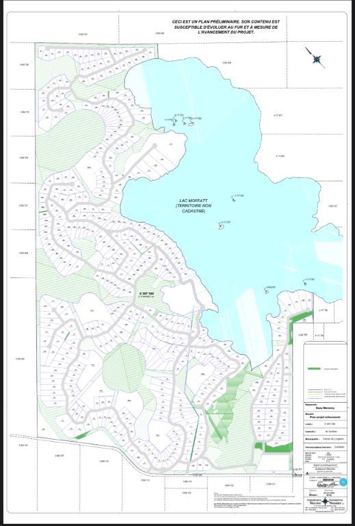 Magnifique Terrain boisé ou bord de l'eau / Location court terme possible : Domaine du Lac Moffatt https://domainedulacmoffatt.com/ | 2913522