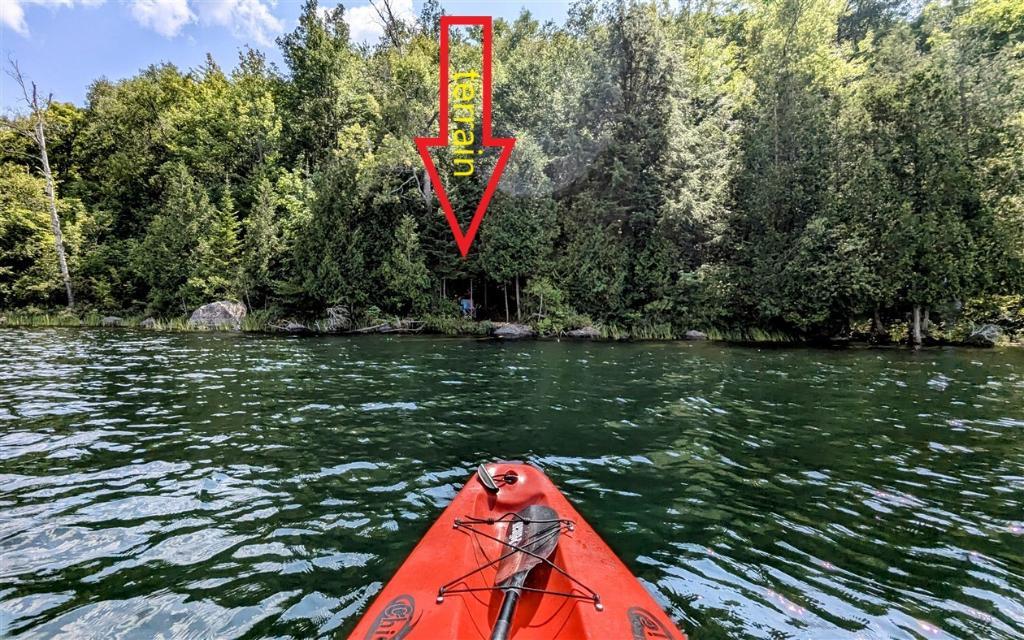 Laurentides, Petit terrain au bord de l'eau à Montcalm (municipalité), lac des Pins, 29 000$, corridor aérobique | 2927750