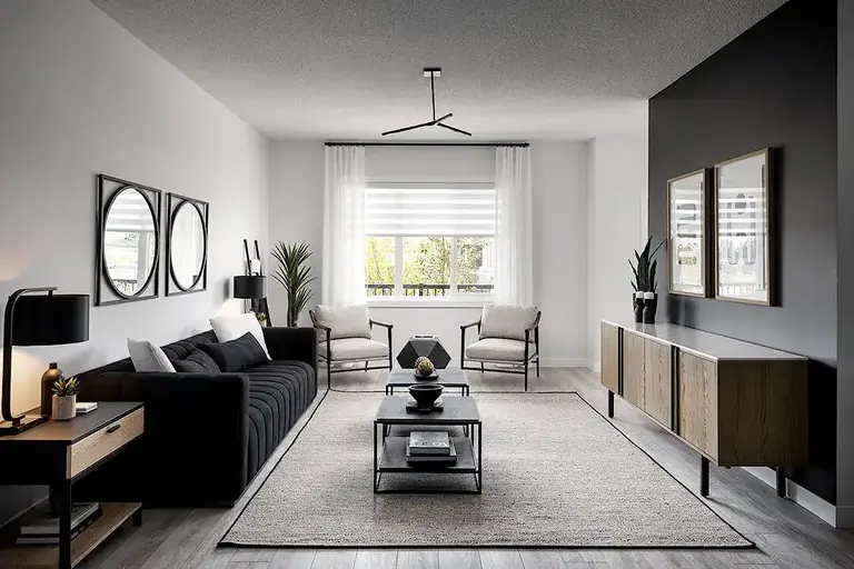 Modern 3-Bed plus Den Main Floor Duplex in Pine Creek with Air Con and Garage | Calgary | 2932230