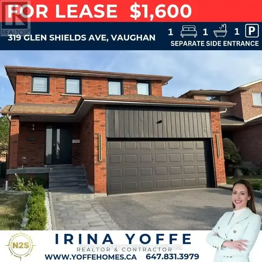 BSMT - 319 GLEN SHIELDS AVENUE | BSMT - 319 GLEN SHIELDS AVENUE, Vaughan | 2932416