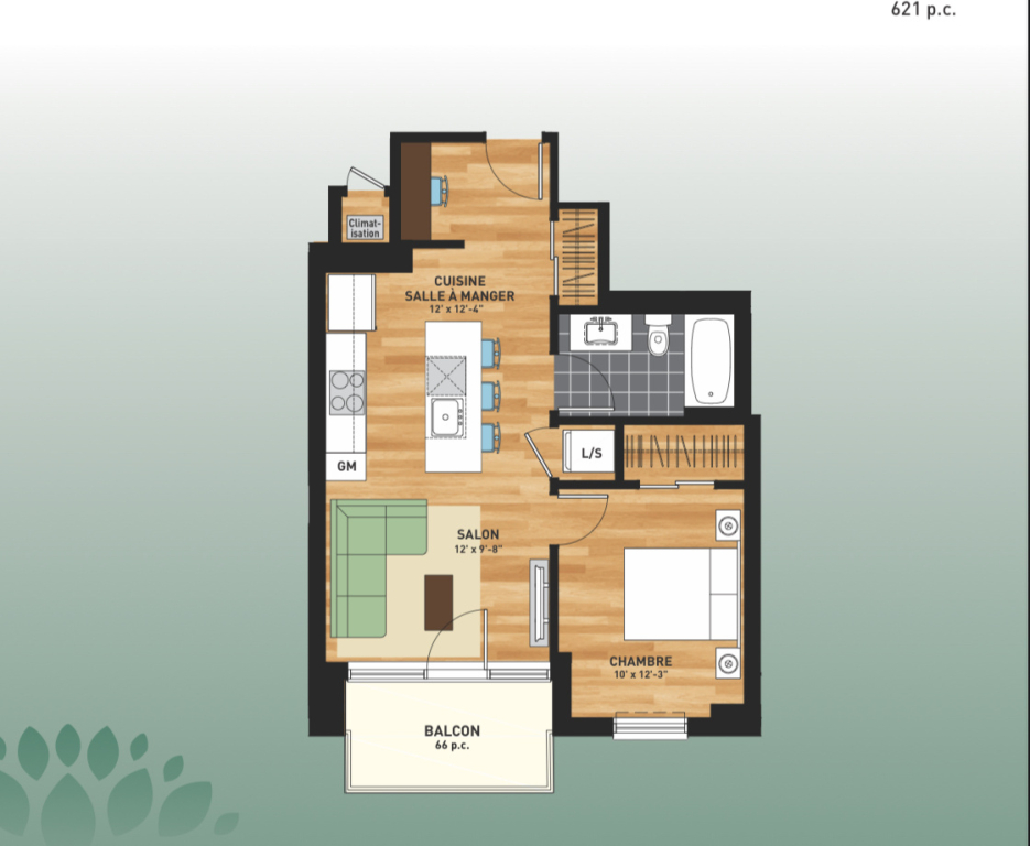 Magnifique 3 ½ à Louer – Tout Inclus | 2935784
