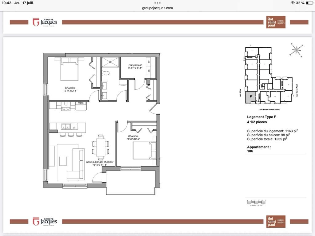 Grand Condo 4 1/2 Luxueux Avec Garage | 2937595