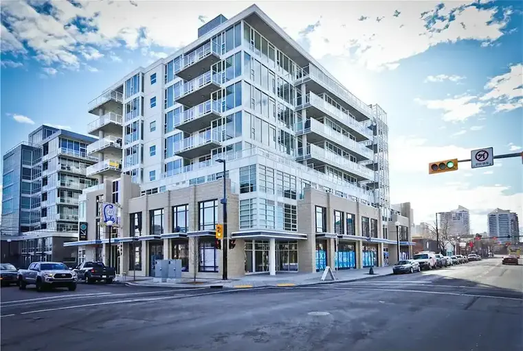 Lido Condo - 1 Bedroom + Den | 703 - 1087 2 Avenue Northwest, Calgary | 2952773