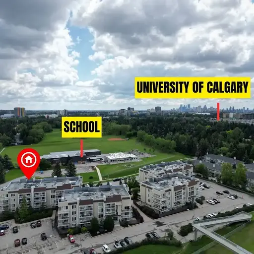 Varsity NW Calgary Condo For Rent $1400/month UofC Walking distance | 3747 42 Street Northwest, Calgary | 2942052