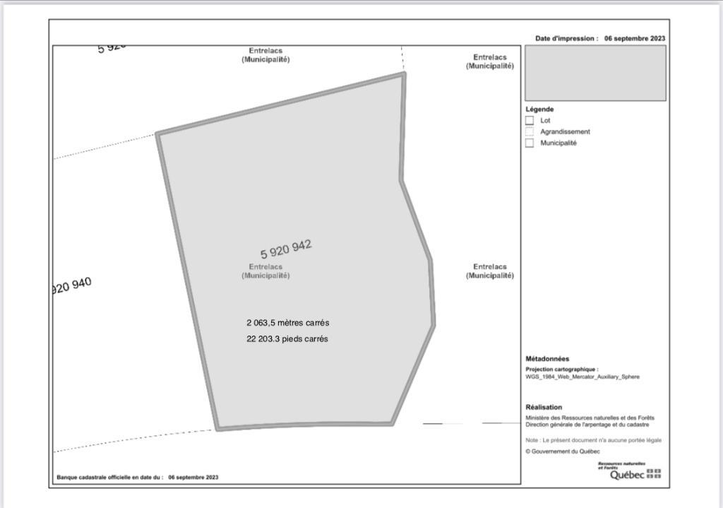 Terrain à vendre à Entrelacs | 2943854