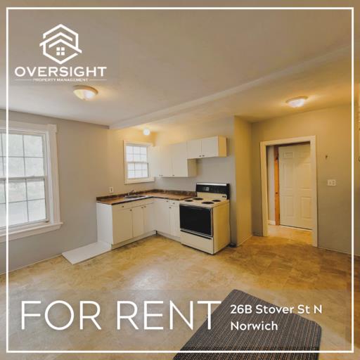Convenient 2-Bedroom Upper Unit in Norwich! | 26 Stover Street North, Norwich | 2948350