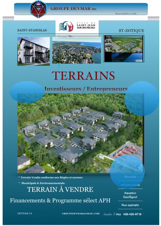DERNIERS TERRAIN / TRIPLEX-JUMELÉ | 2949523