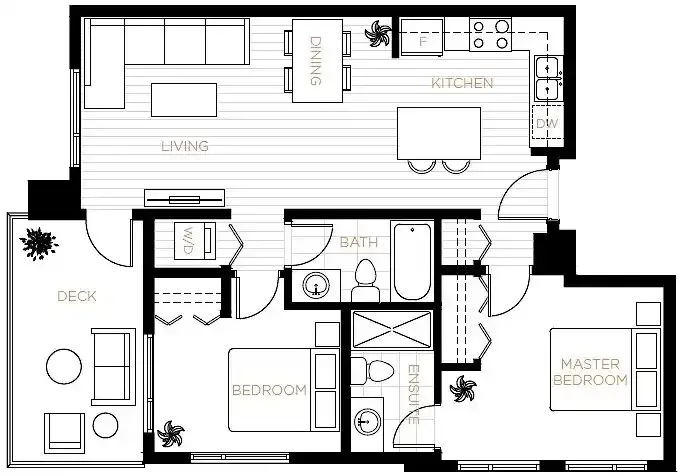 Modern 2 Bed, 2 Bath Corner Unit in New Construction – Quiet & Private! | 214 - 13458 95 Avenue, Surrey | 2954239