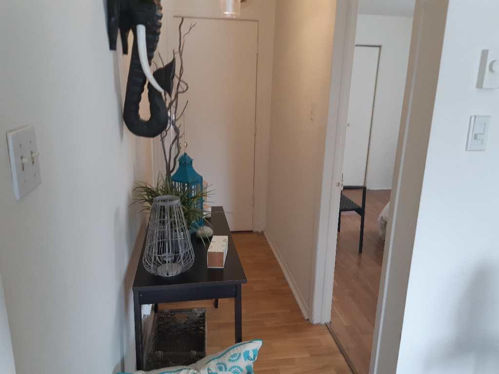 3 1/2 a louer Tranquille dans un triplex Cour Privé Table et BBQ Grande pièces ensoleiller, logement avec climatiseur mural. | 2960136