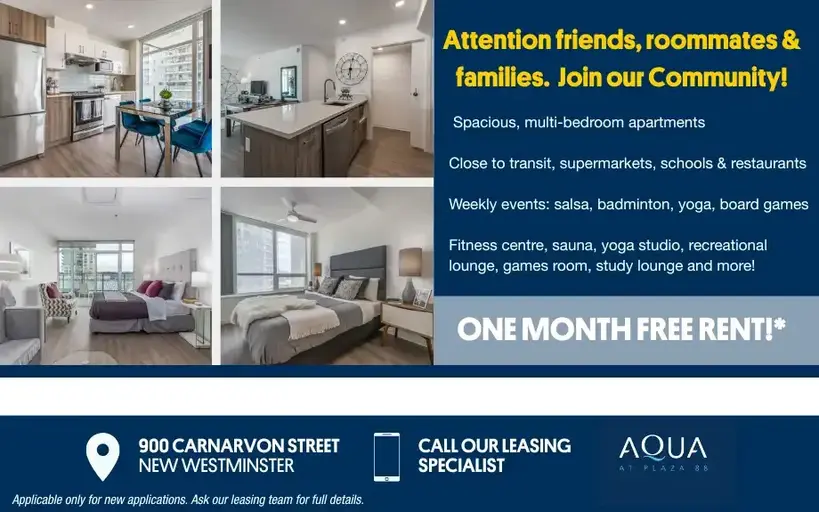 Aqua at Plaza 88 | 900 Carnarvon Street, New Westminster | 2961986
