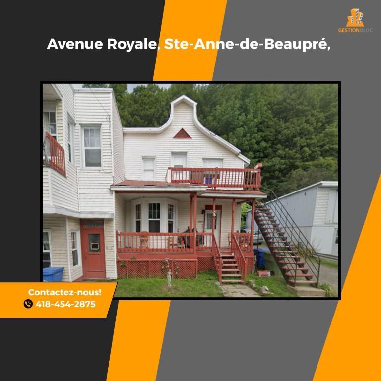 Appartement 4.5 ave. Royale, Ste-Anne-de-Beaupré, | 2963337