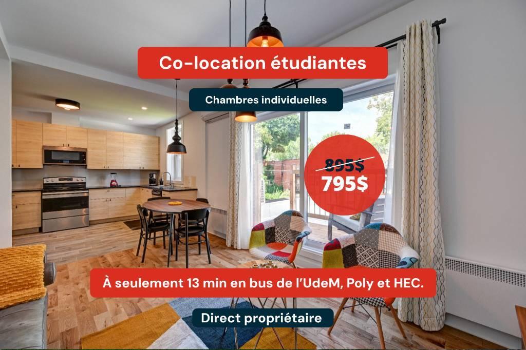 Colocation pour étudiantes à Montréal | 2965158