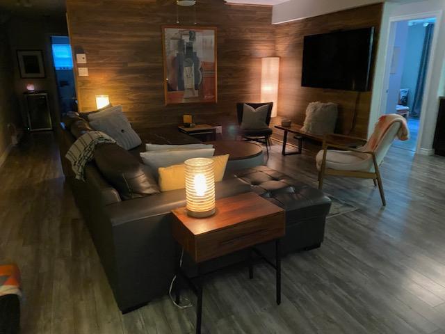 St-Sauveur, grand 4 1/2, garage, locker int. Terrasse, jardin, cour, rangement bicycle, boisé, sécuritaire | 2965545