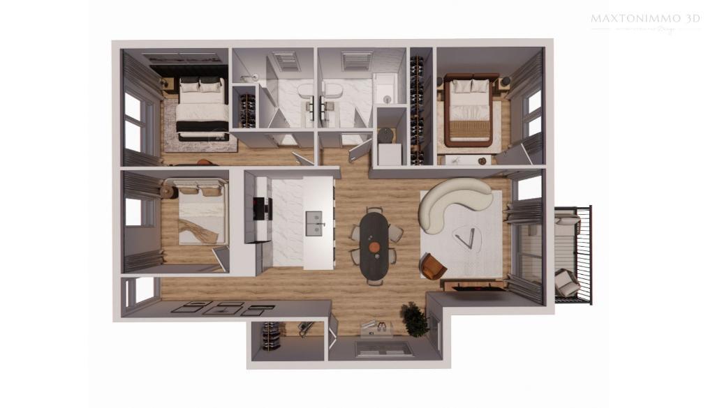 REZ-DE-CHAUSSÉE - 5 ½ qualité condo électroménagers inclus | 2970088