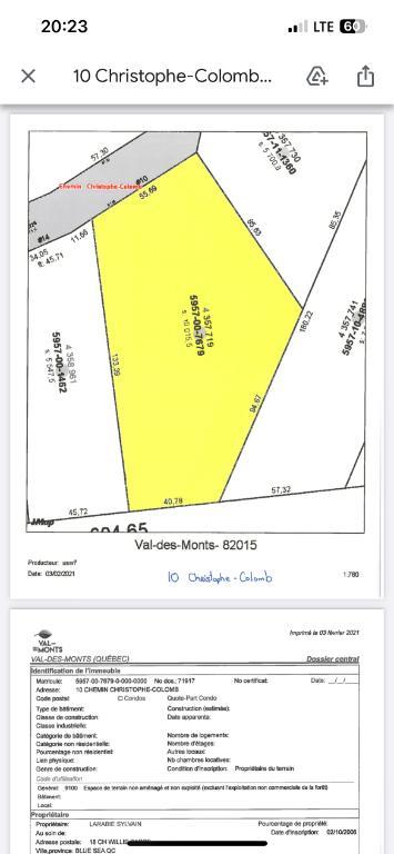 1 acre et + EDELWEISS et ST-PIERRE WAKEFIELD | 2970415