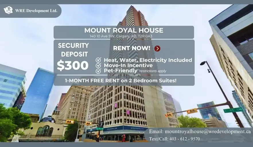MOUNT ROYAL HOUSE | 140 10 avenue SW, Calgary | 2977449