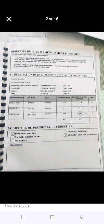 Lot forestier 55 ha Les éboulements | 2980242