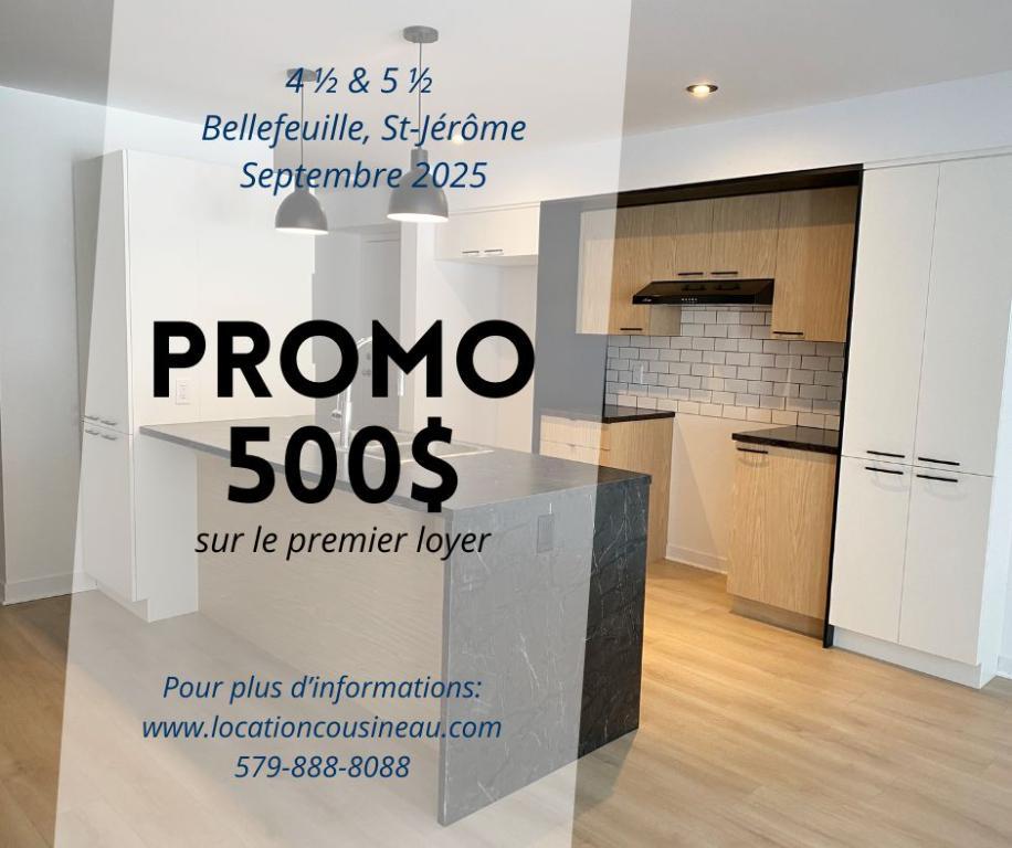 Logement 5 1/2 - Septembre 2025 - Saint-Jérôme | 2982177