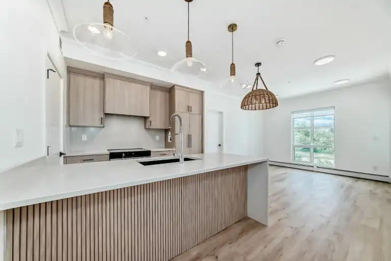 Modern 2 Bed + Den, 2 Bath Condo in Calgary’s University District | 1211 - 4270 Norford Avenue Northwest, Calgary | 2983016