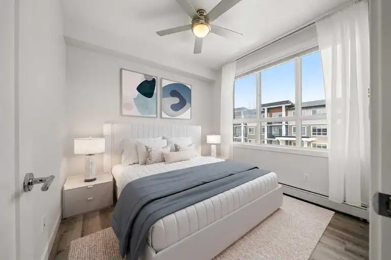 Bright 2-Bedroom Condo with A/C, Underground Parking & Storage | 311 - 20 Walgrove Walk Southeast, Calgary | 2984158
