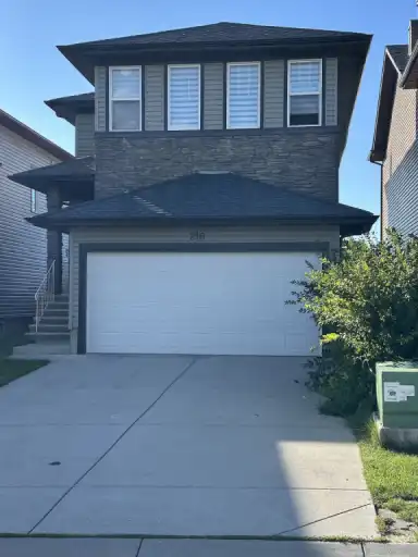 “Spacious Evanston Home – Master Suite, Bonus Room, 4-Car Parking & Private Back | 210 Evansford Circle Northwest, Calgary | 2984170