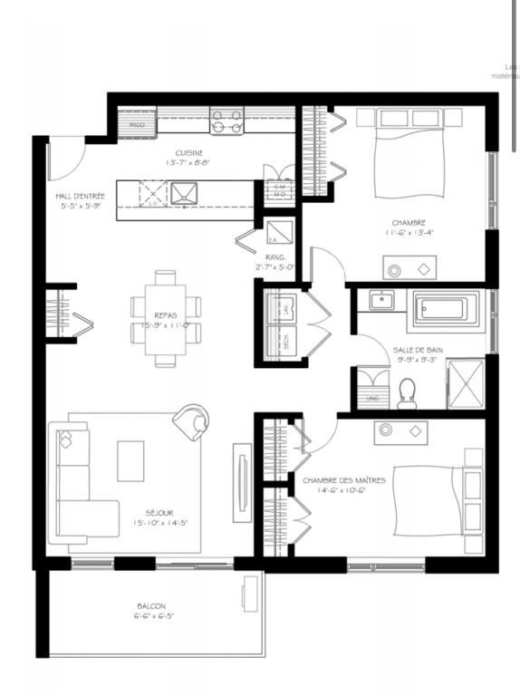 Appartement à louer Sainte Marie de Beauce | 2985849