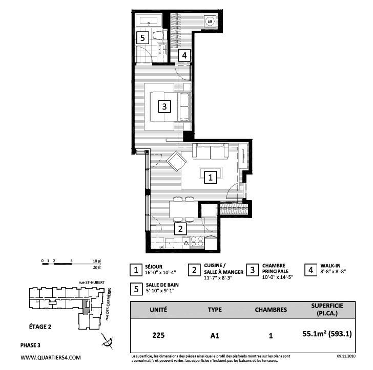 Studio meublé – Quartier 54 – La Petite-Patrie | 2986191