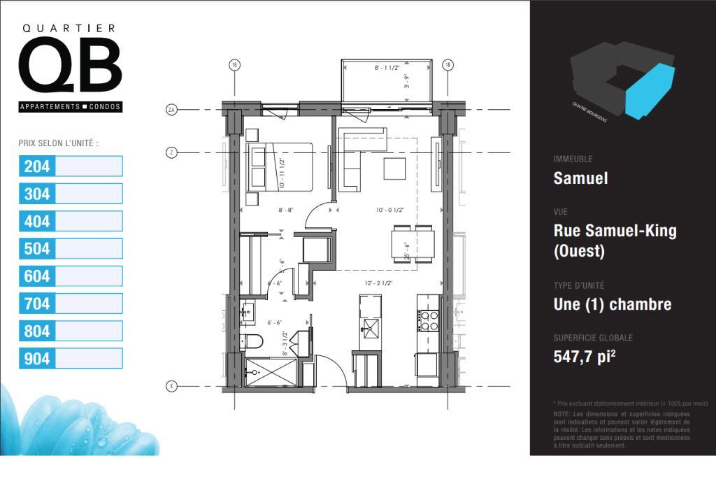 3 1/2 près de l'université Laval, 2 septembre | 2991371